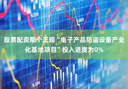 股票配资那个正规“电子产品防盗设备产业化基地项目”投入进度为0%